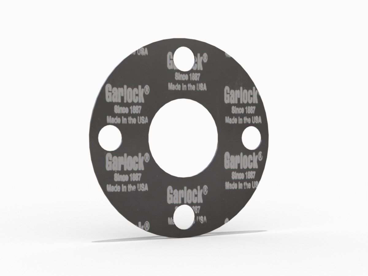 Garlock Style 7986 Full Face Gasket, Neoprene (CR) 88.90 mm ID X 190.50 ...