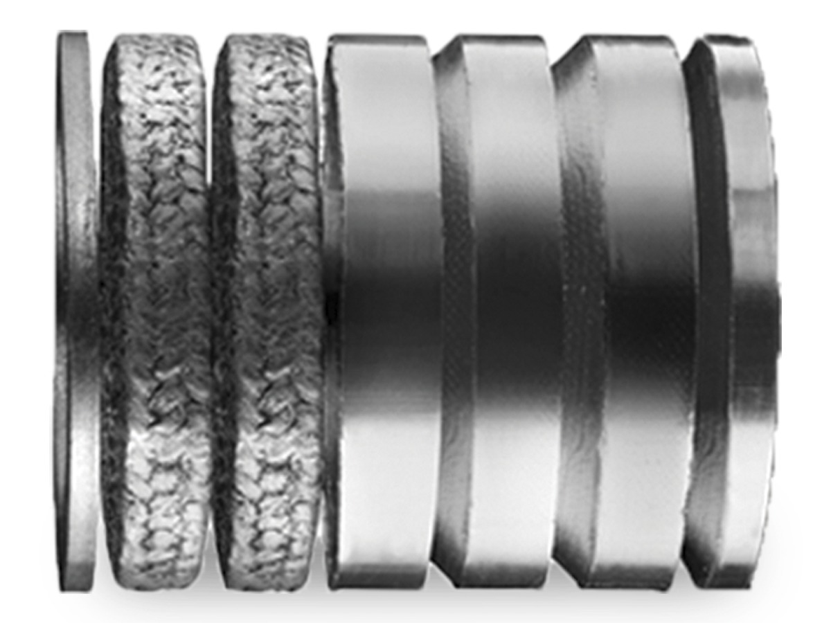 Garlock Style 8093-DSA Pump Packing Set, 38.10 Inch ID X 57.15 Inch OD